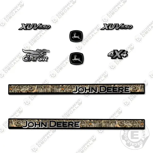 Fits John Deere Gator Xuv 550 Decal Kit Utility Vehicle - Custom Max 4 1