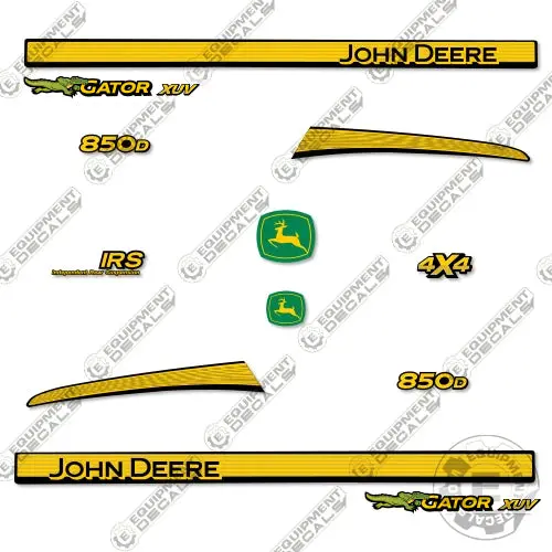 Fits John Deere Gator Xuv 850D Decal Kit Utility Vehicle 2