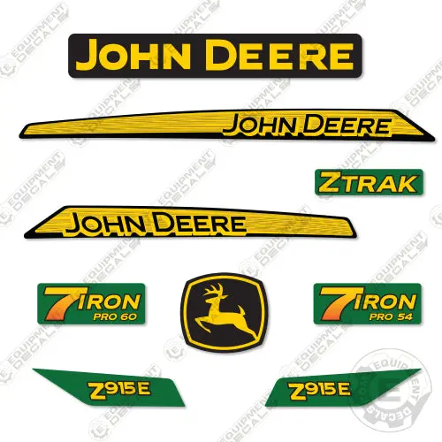 Fits John Deere Z915e Decal Kit Riding Mower 1