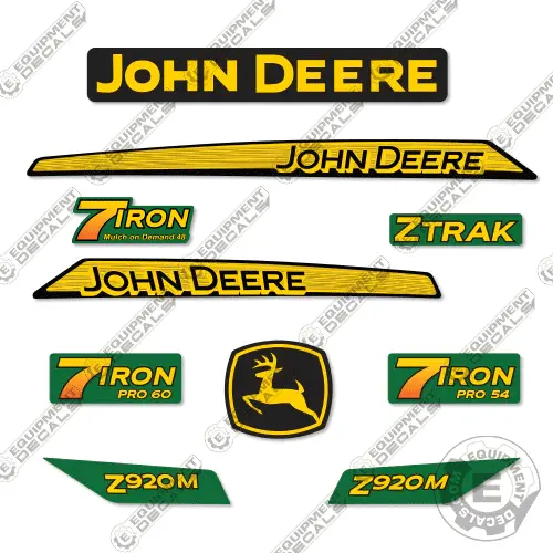 Fits John Deere Z920m Decal Kit Riding Mower 1