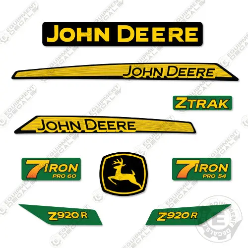 Fits John Deere Z920r Decal Kit Riding Mower 1