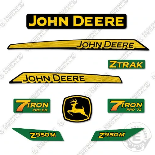 Fits John Deere Z950m Decal Kit Riding Mower 1