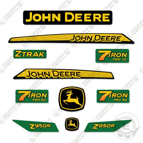 Fits John Deere Z950r Decal Kit Riding Mower 1