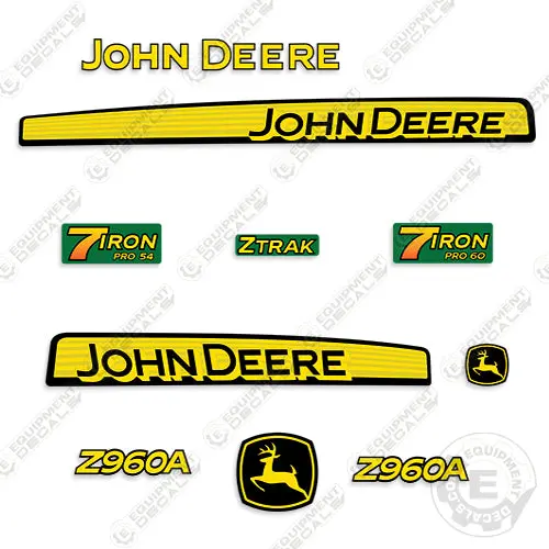 Fits John Deere Z960a Decal Kit Riding Mower 1
