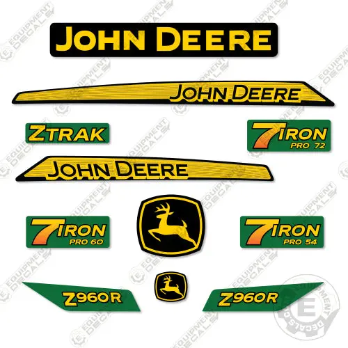 Fits John Deere Z960r Decal Kit Riding Mower 1