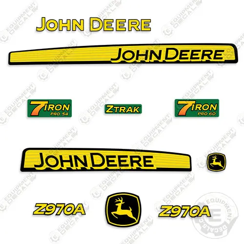 John Deere Z970a Decal Kit Riding Mower 1