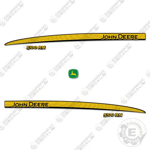 Fits John Deere 5100 Rn Decal Kit Tractor 1