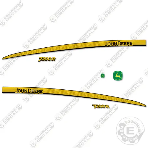 Fits John Deere 7200R Decal Kit Tractor 1