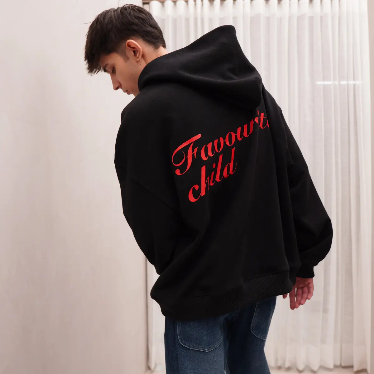 Black Favourite Hoodie 1