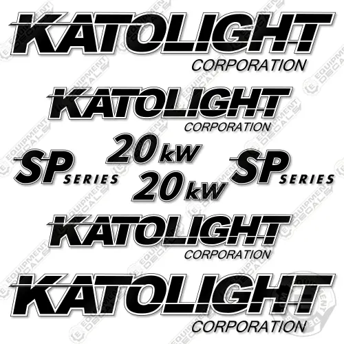 Fits Katolight 20Kw Decal Kit Generator 1