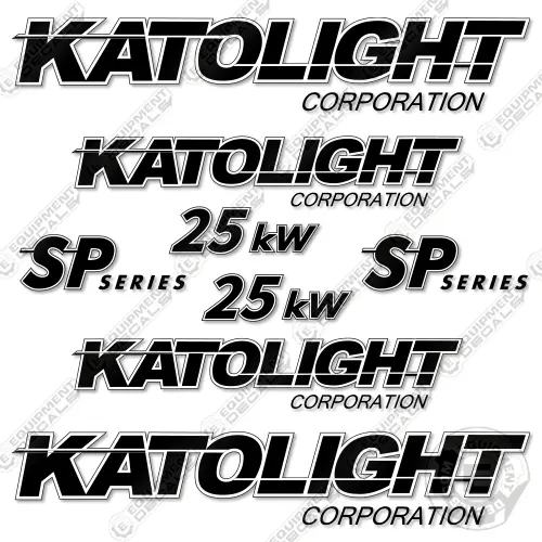 Fits Katolight 25Kw Decal Kit Generator 1
