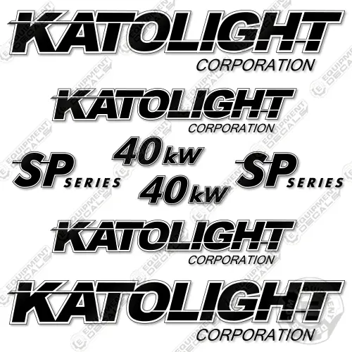 Fits Katolight 40Kw Decal Kit Generator 1