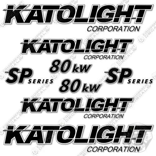 Fits Katolight 80Kw Decal Kit Generator 1