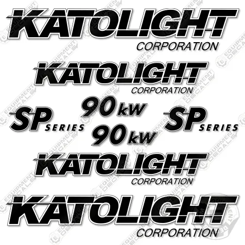 Fits Katolight 90Kw Decal Kit Generator 1