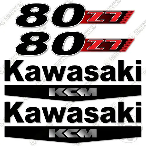 Fits Kawasaki 80Z7 Decal Kit Wheel Loader 1