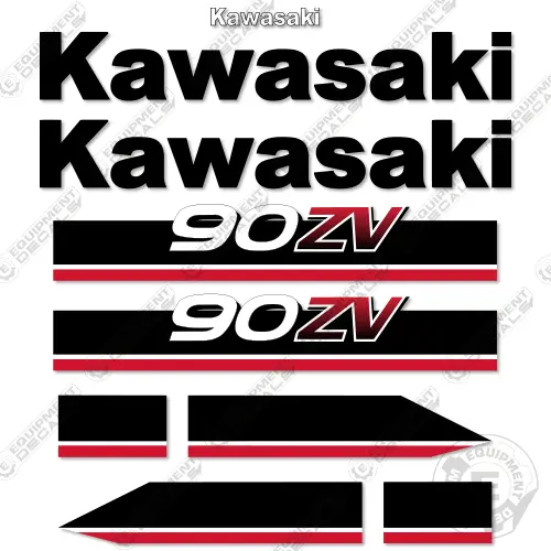 Fits Kawasaki 90Zv Wheel Loader Decal Kit 1