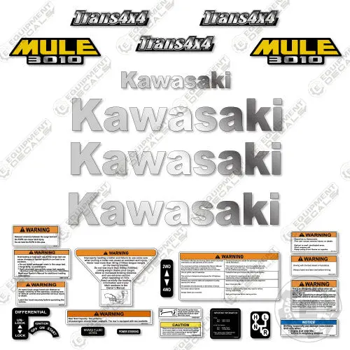 Fits Mule 3010 Decal Kit Utility Vehicle 1