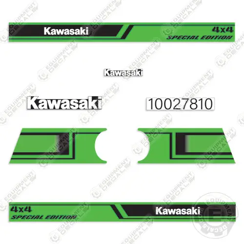 Fits Kawasaki Mule 4010 4X4 Special Edition Decal Kit Utv 1