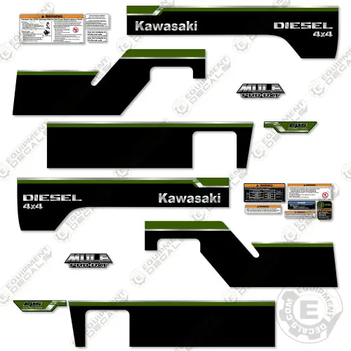 Fits Mule Pro Dxt Decal Kit Diesel 4X4 Utility Vehicle 1