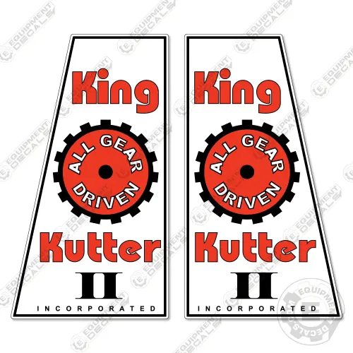 King Kutter 2 Decal Kit Tiller 1