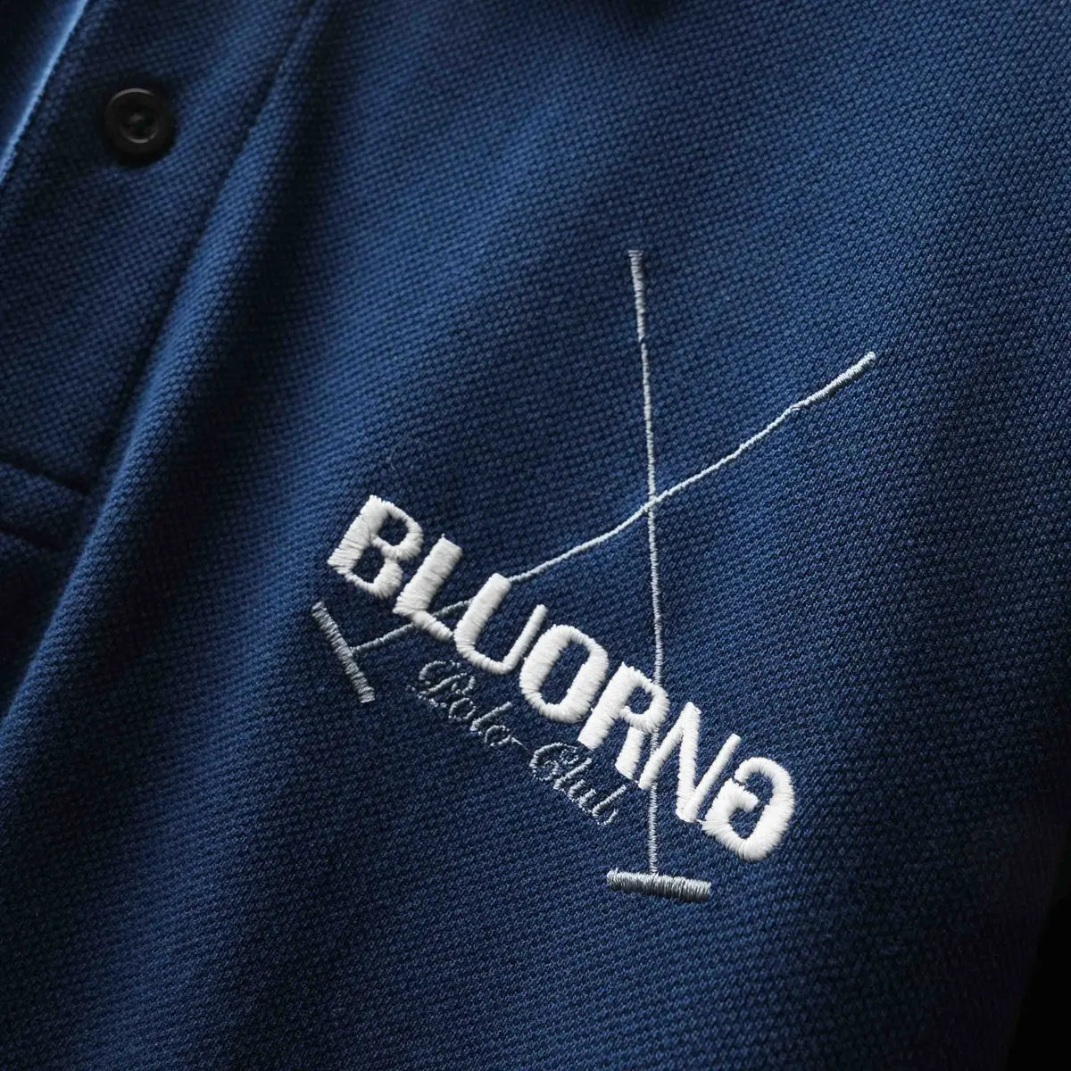 Navy Saddle League Polo T-Shirt 5