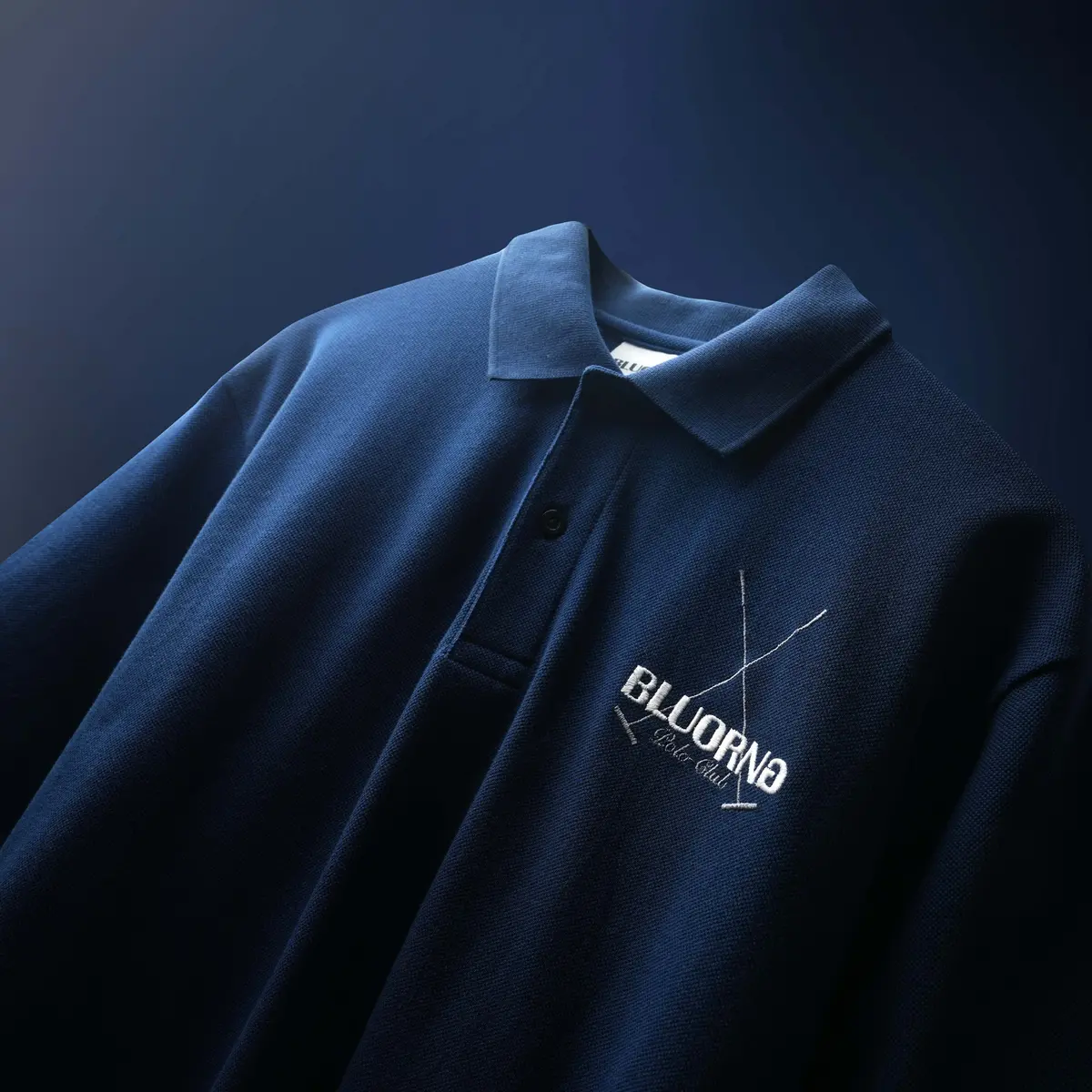 Navy Saddle League Polo T-Shirt 3