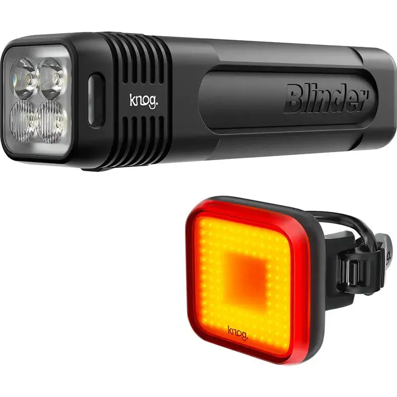Knog Blinder 600/Mini Square 100 Light Set 1