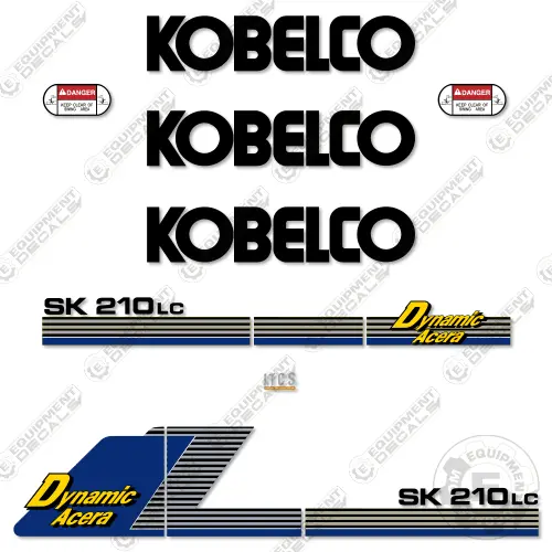 Fits Kobelco Sk210lc-6 Decal Kit Excavator 1