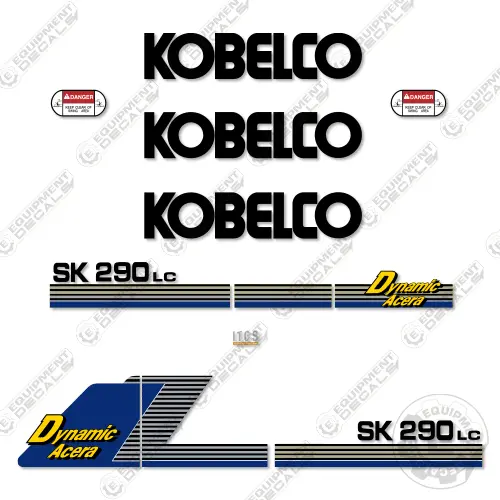 Fits Kobelco Sk290lc-6 Decal Kit Excavator 1