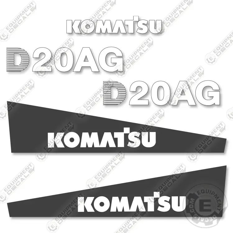 Fits Komatsu D20ag-7 Decal Kit Dozer 1
