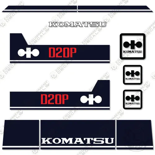 Fits Komatsu D20p-6 Decal Kit Crawler Tractor Dozer 1