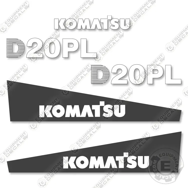 Fits Komatsu D20pl-7 Decal Kit Dozer 1