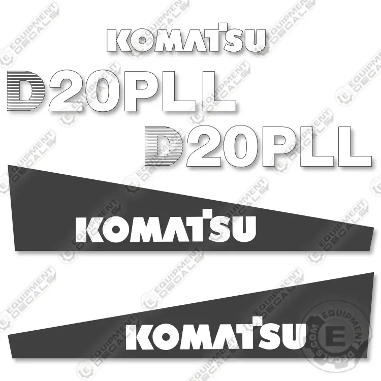 Fits Komatsu D20pll-7 Decal Kit Dozer 1