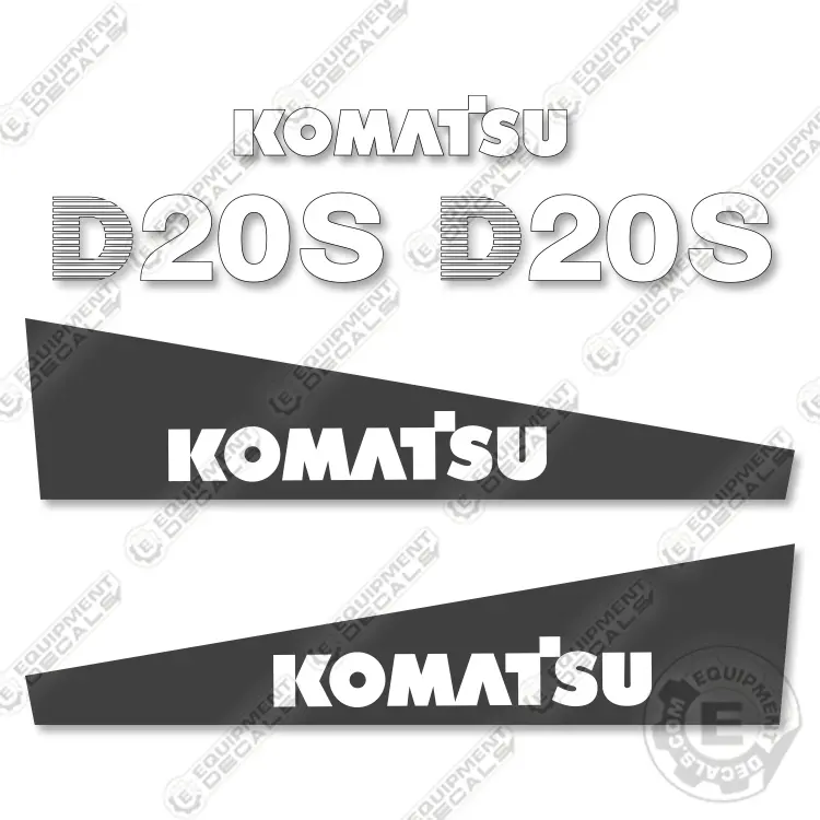 Fits Komatsu D20s-7 Decal Kit Dozer 1