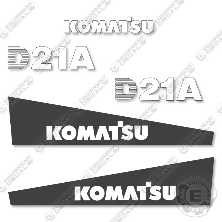 Fits Komatsu D21a-7 Decal Kit Dozer 1