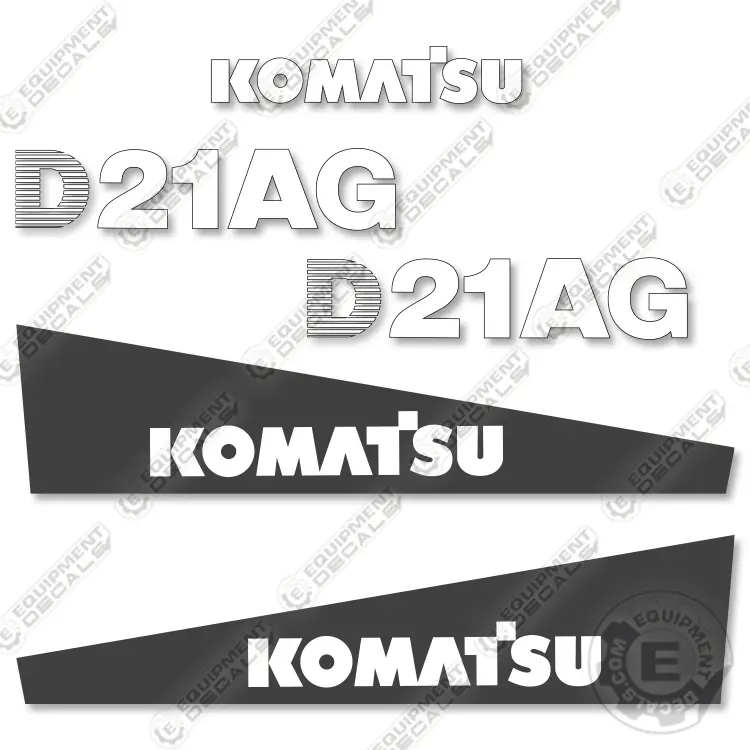 Fits Komatsu D21ag-7 Decal Kit Dozer 1