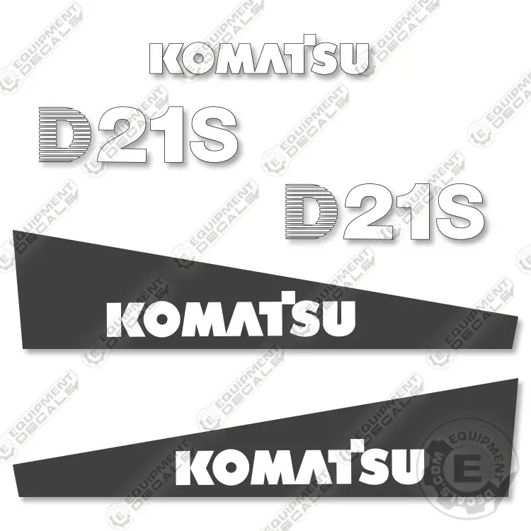Fits Komatsu D21s-7 Decal Kit Dozer 1