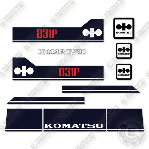 Fits Komatsu D31p-18 Decal Kit Tractor 1
