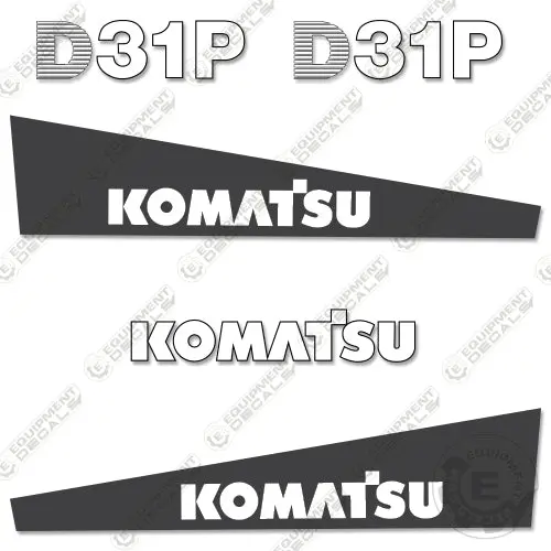 Fits Komatsu D31p-20 Decal Kit Crawler Tractor Dozer 1