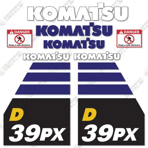 Fits Komatsu D39px-24 Decal Kit Dozer 1