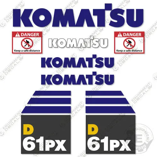 Fits Komatsu D61px-15 Decal Kit Dozer 1