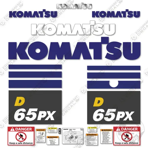 Fits Komatsu D65px-18 Decal Kit Dozer 1