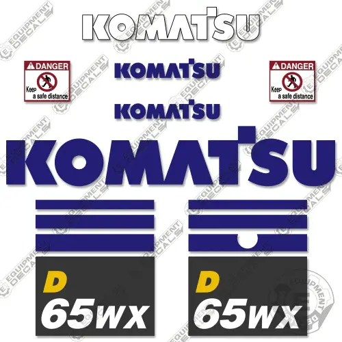 Fits Komatsu D65wx-18 Decal Kit Dozer 1