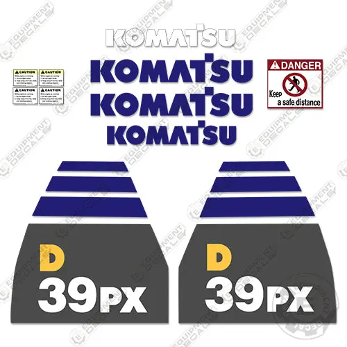 Fits Komatsu D39px-22 Decal Kit Dozer 1