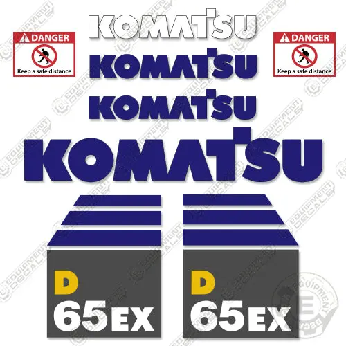 Fits Komatsu D65ex-15 Decal Kit Dozer 1