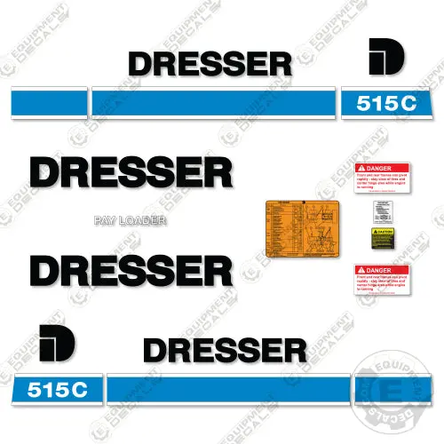 Fits Dresser 515C Decal Kit Wheel Loader 1