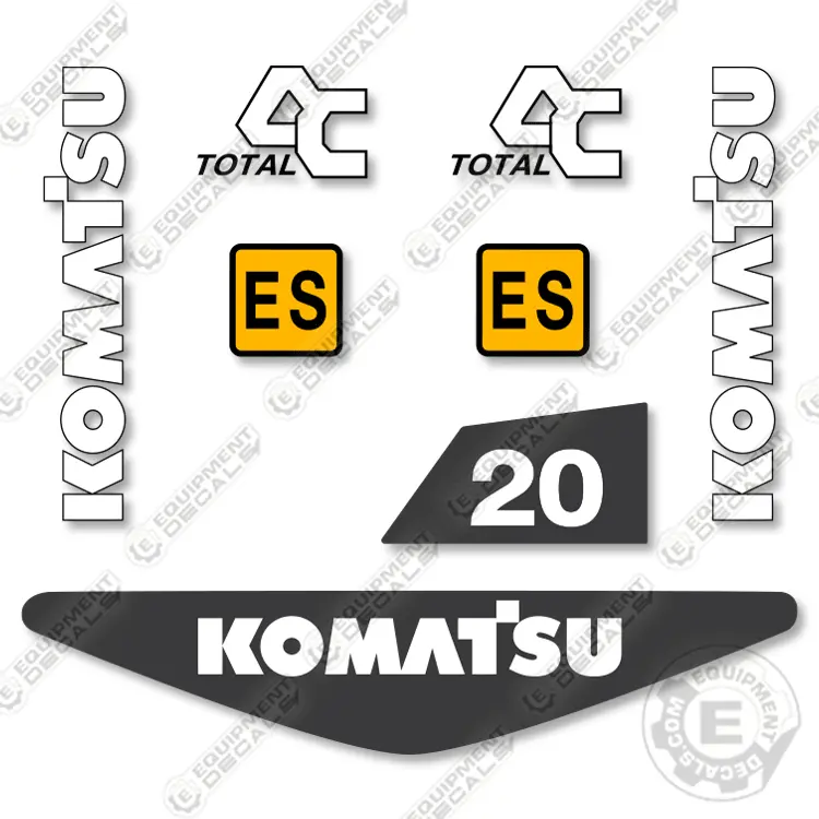 Fits Komatsu Fb20shgu-6 Decal Kit Forklift 1