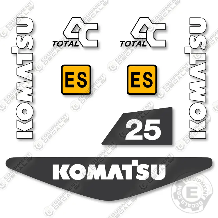 Fits Komatsu Fb25shgu-6 Decal Kit Forklift 1