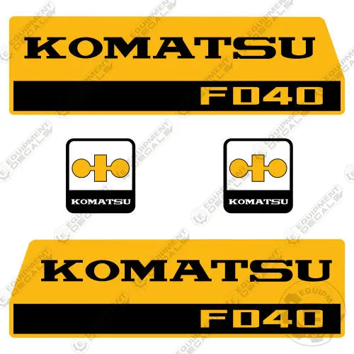 Fits Komatsu Fd40 Decal Kit Forklift 1