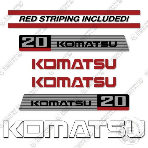 Fits Komatsu Fg20t-11 Decal Kit Forklift 1